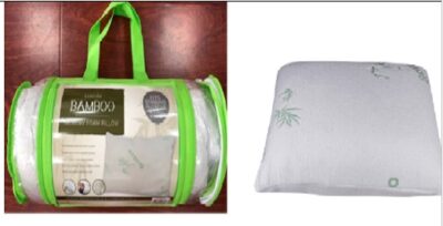 Bamboo Memory Foam  Pillow – Roll Packaging